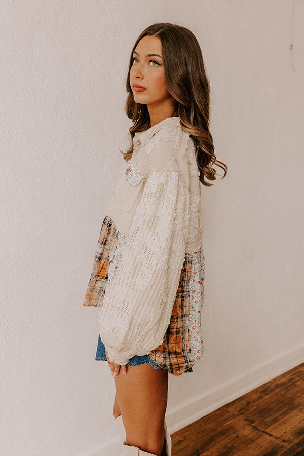 Premium Patio Brunch Plaid Jacket - Ultimate Layering Style