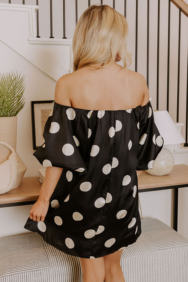 Ultimate Spotlight Darling Off Shoulder Mini Dress