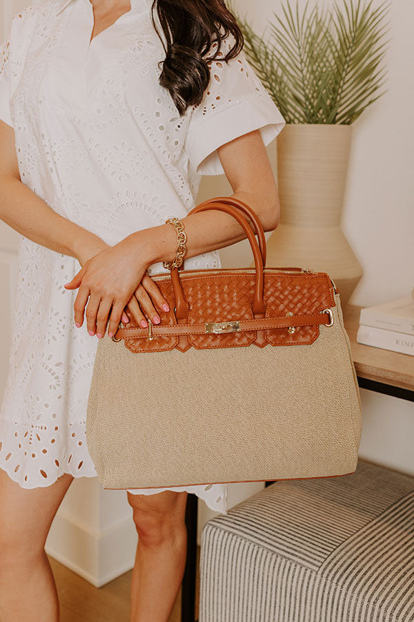 Premium Coastal Woven Tote - Ultimate Travel Companion