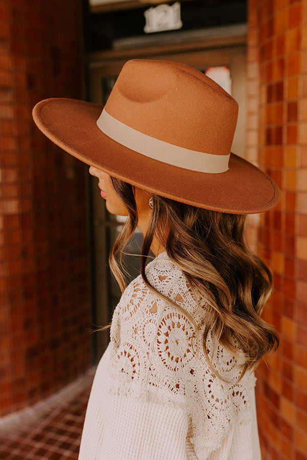 Premium Rust Felt Fedora - Ultimate Fall Style