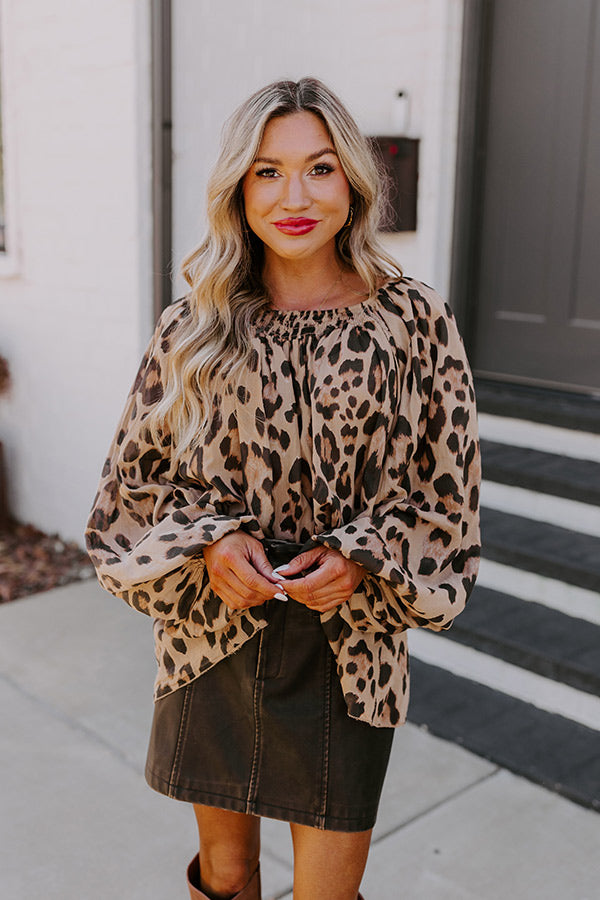 Ultimate Chic Leopard Print Top