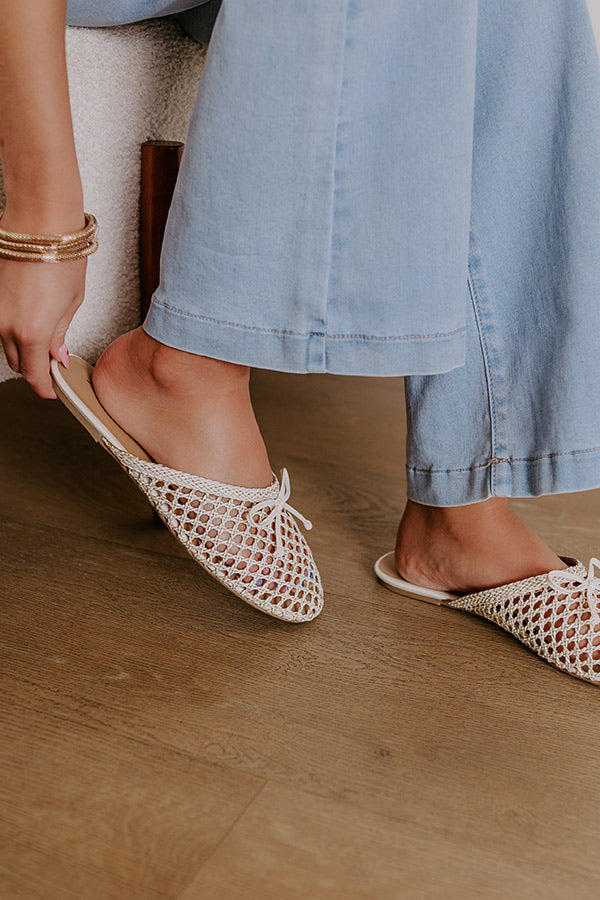 Premium Elsie Faux Leather Woven Flats - Ultimate Comfort & Style