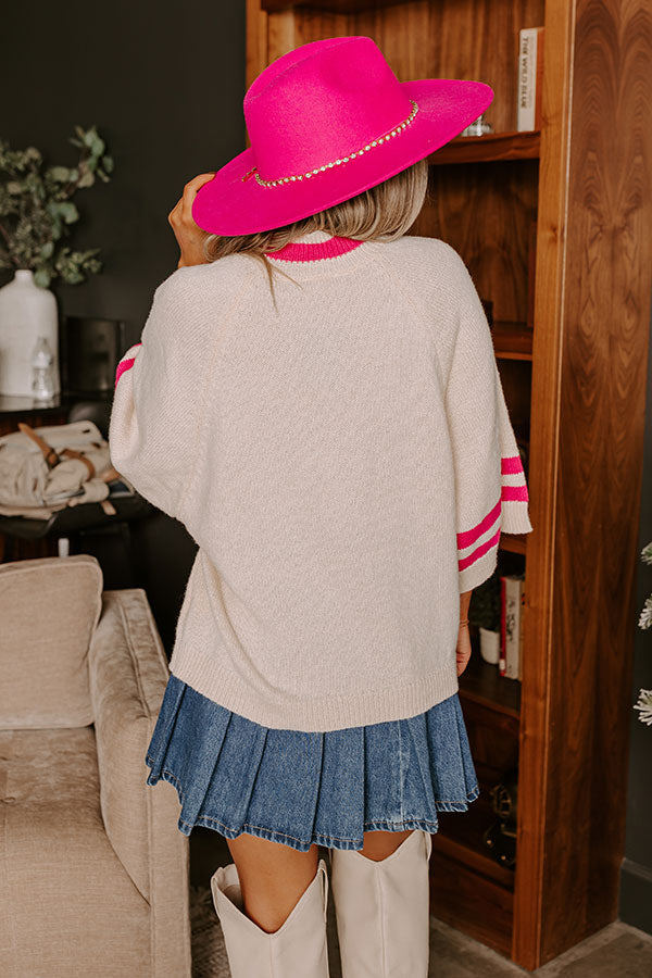 Premium Cream Knit Sweater - Ultimate Casual Chic Style