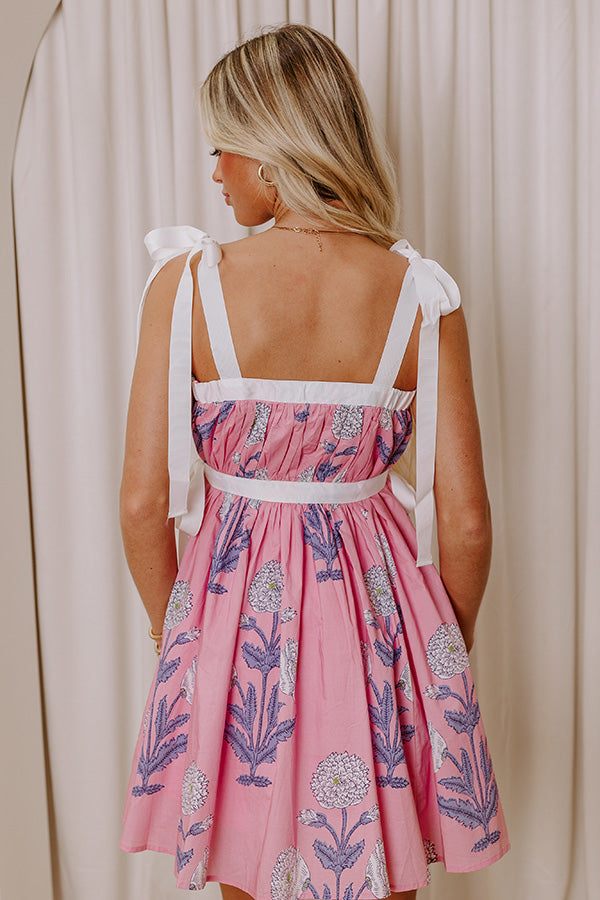 Ultimate Sunny Charm Floral Mini Dress