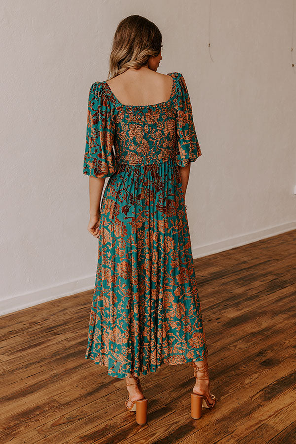 Ultimate Velvet Burnout Midi Dress - Every Enchantment