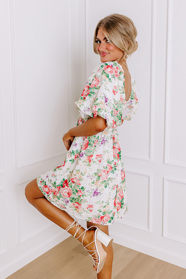 Ultimate Garden Bliss Eyelet Mini Dress