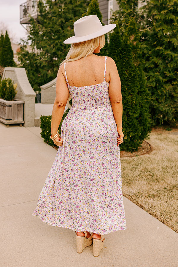 Ultimate Lavender Floral Maxi Dress for Summer