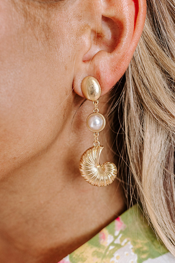 Premium Seashell Dangle Earrings - Ultimate Beach Glam