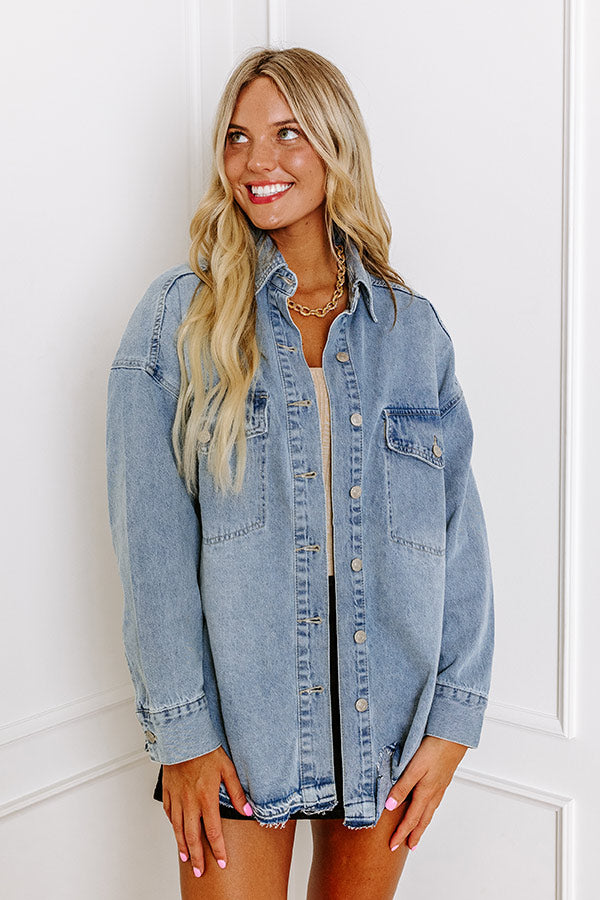 The Kyrsia Premium Denim Shirt - Ultimate Style Upgrade