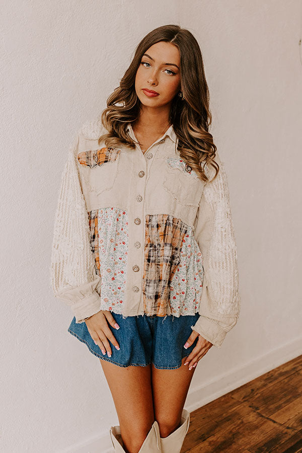 Premium Patio Brunch Plaid Jacket - Ultimate Layering Style