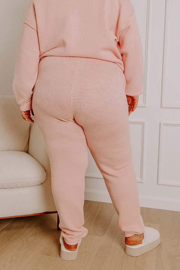 Ultimate Comfort High Waist Knit Joggers for Curves