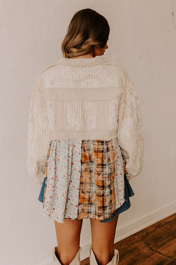 Premium Patio Brunch Plaid Jacket - Ultimate Layering Style
