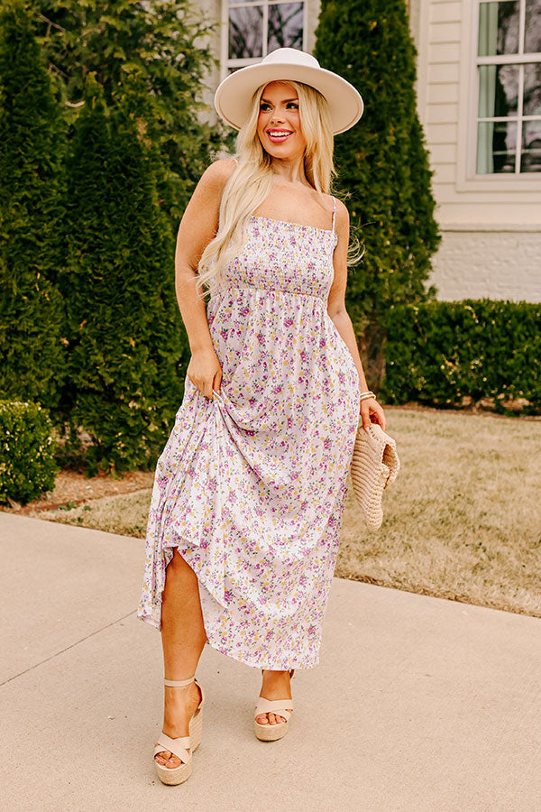 Ultimate Lavender Floral Maxi Dress for Summer