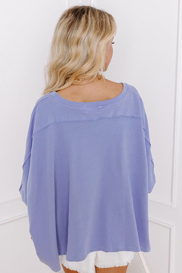 Ultimate Road Trip Oversized Top - Stylish & Comfortable