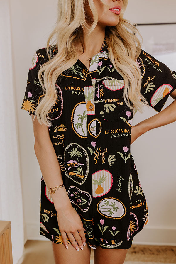 Premium Cancun Tropical Romper - Ultimate Island Style