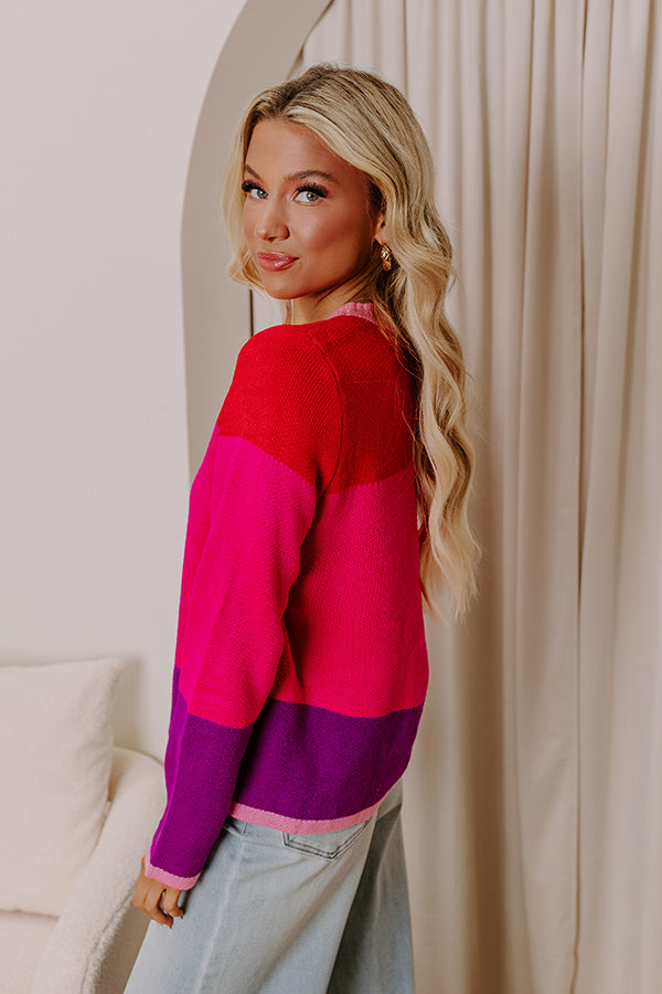 Ultimate Color Block Sweater - Bold & Cozy Style