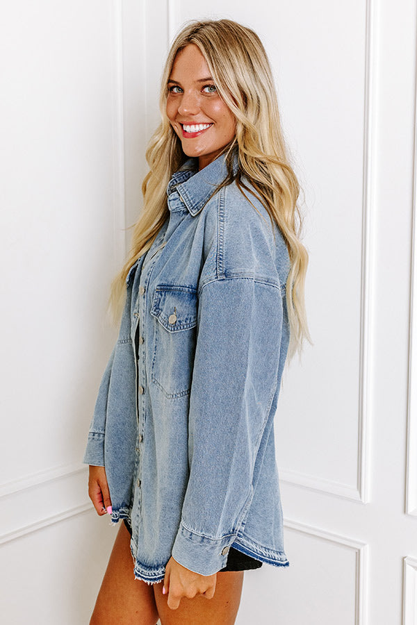 The Kyrsia Premium Denim Shirt - Ultimate Style Upgrade