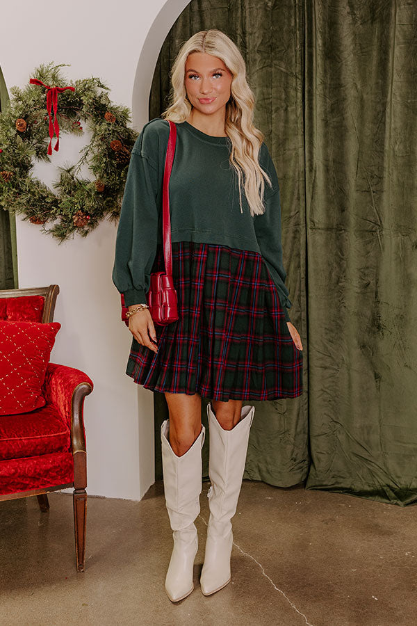 Ultimate So Plaid Your Mine Mini Dress - Premium Seasonal Charm