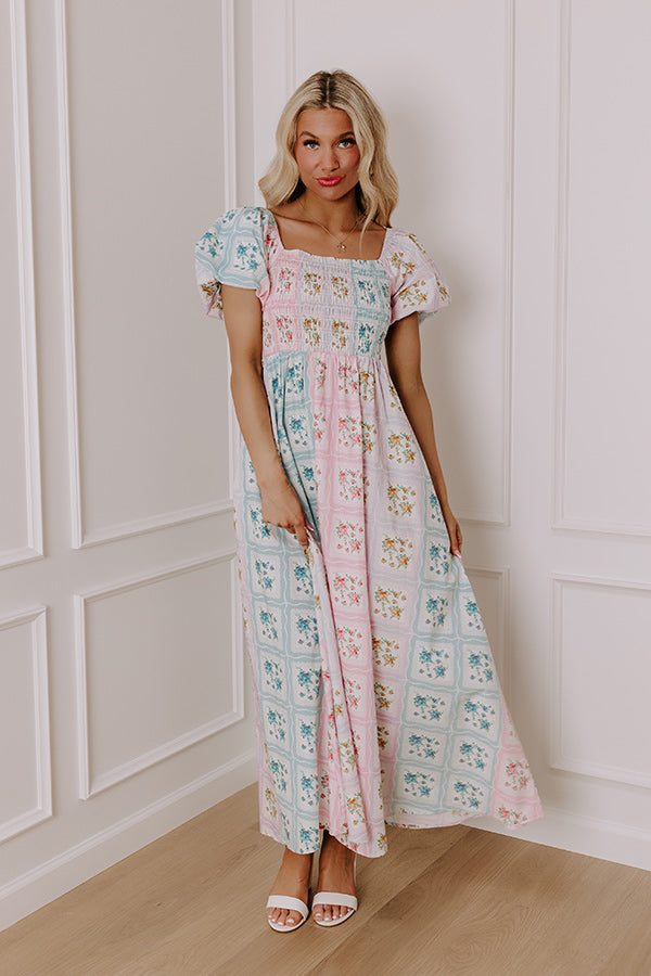 Ultimate Countryside Charm Floral Maxi Dress - Premium Summer Essential