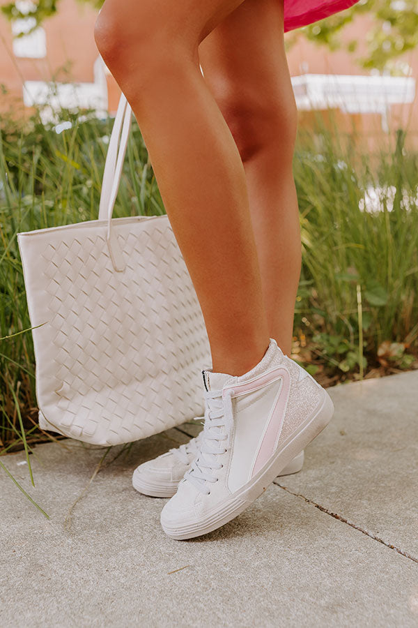 The Daphne Premium Vintage Glitter Sneakers - Ultimate Comfort & Style