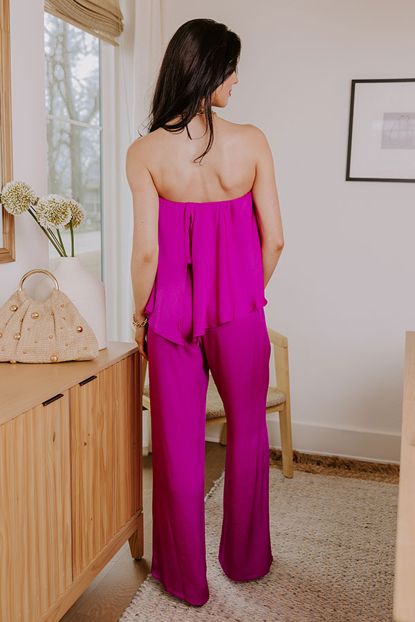 Ultimate Chic Skyline Views Jumpsuit in Orchid