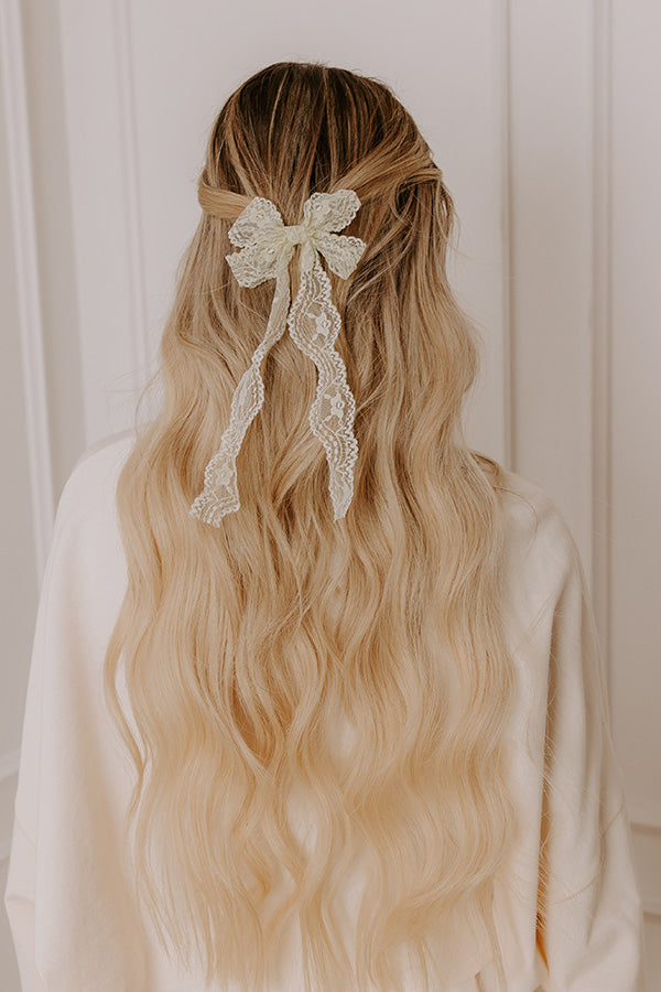 Premium Lace Bow Hair Clip - Ultimate Style Upgrade