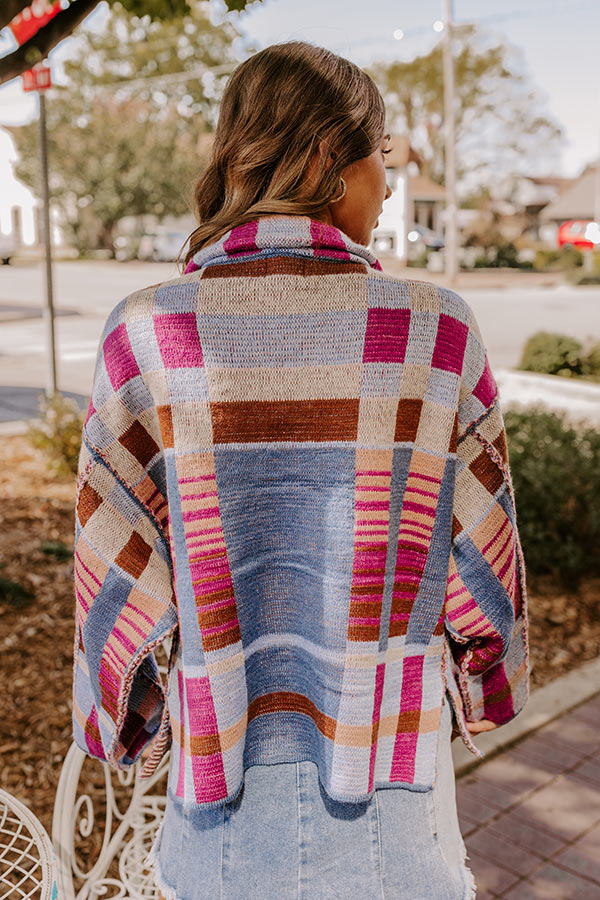 Premium Small Town Bistro Color Block Cardigan - Ultimate Cozy Style