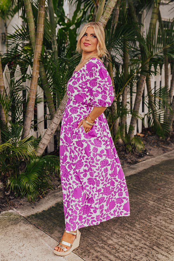 Premium Floral Oasis Maxi Skirt - Ultimate Comfort & Style