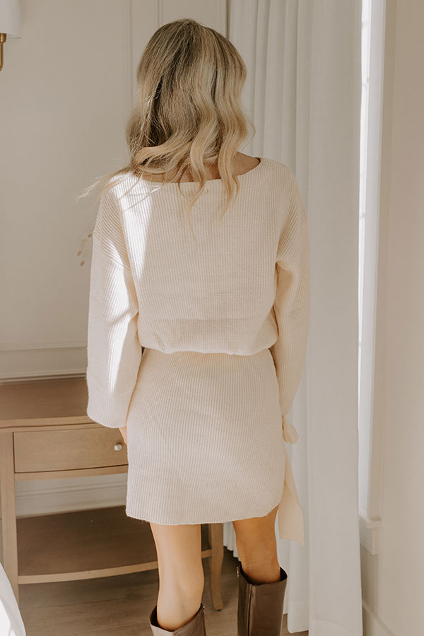 Ultimate Charm Knit Sweater Dress - Everyday Elegance