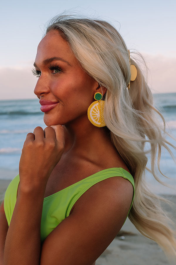 Premium Citrus Sweet Beaded Earrings - Ultimate Style Upgrade