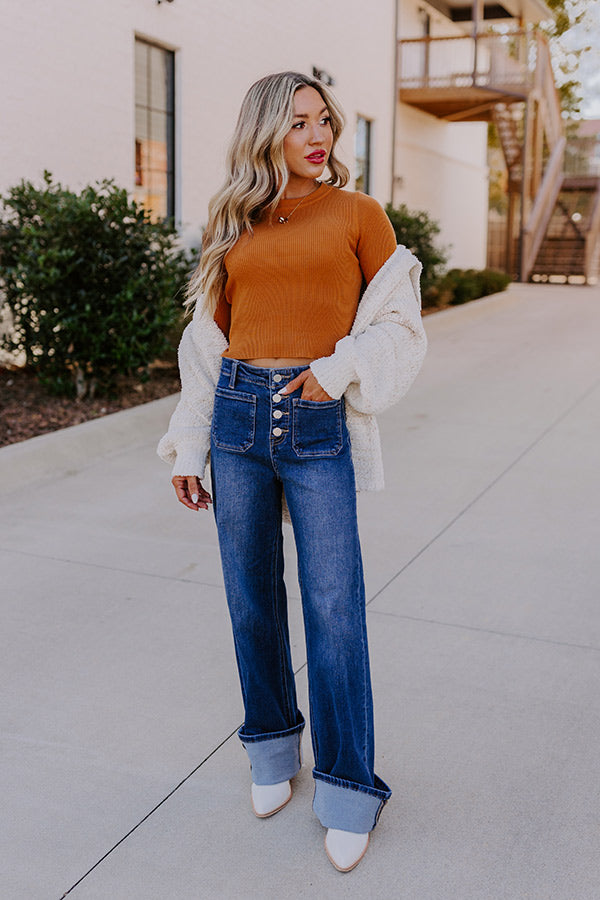 Premium RISEN Winona High Waist Wide Leg Jean - Ultimate Style Upgrade