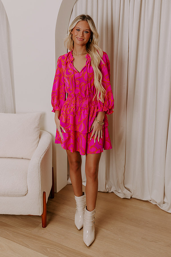 Ultimate Stay Sweet Floral Mini Dress - Bold & Feminine