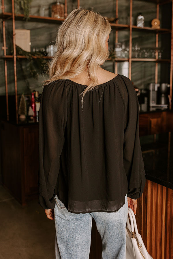 Premium Pearl Embellished Chiffon Top - Ultimate Feminine Glam