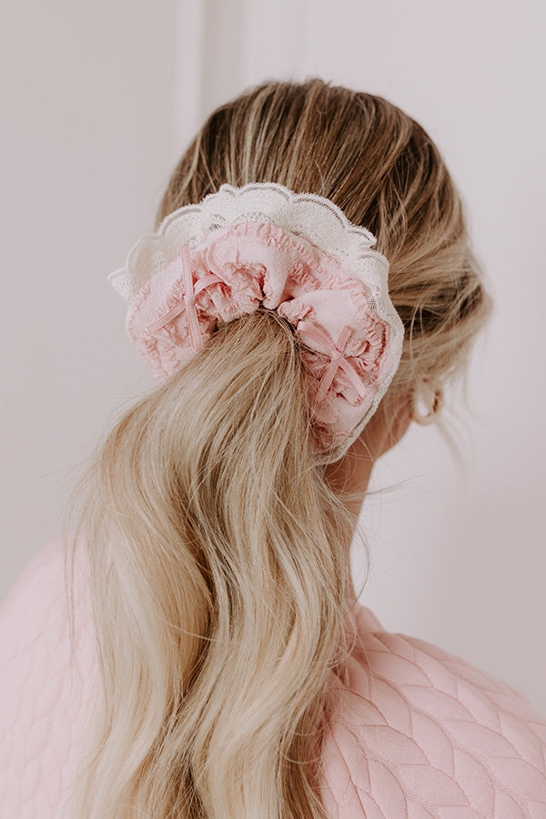 Ultimate Coquette Charm Scrunchie - Premium Hair Accessory