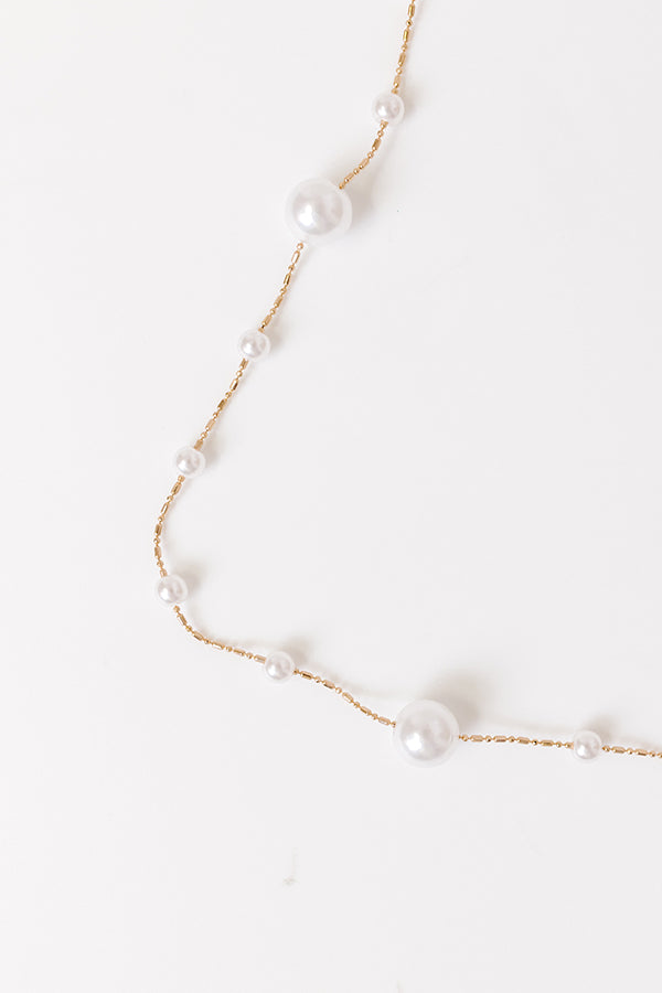 Ultimate Layered Pearl Necklace - Pass The Bubbly