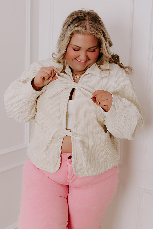 Premium Countryside Chic Corduroy Jacket