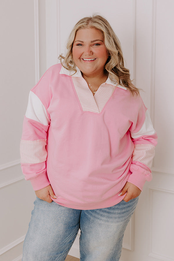 Premium Country Club Chic Sweatshirt - Curves Edition