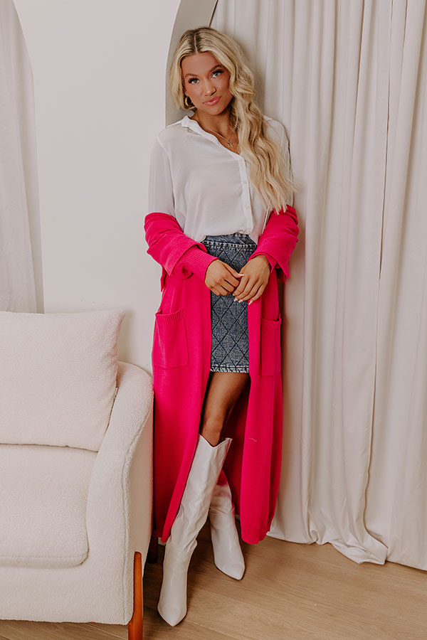 Premium On The Upside Shift Top - Timeless White