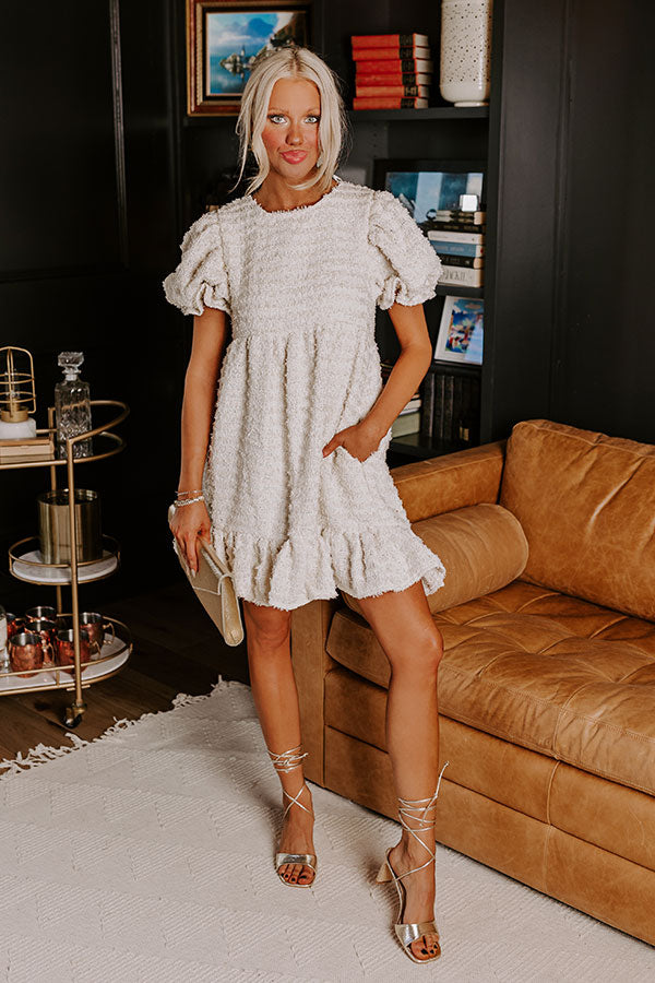 Ultimate Whimsical Whispers Knit Mini Dress