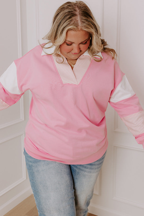 Premium Country Club Chic Sweatshirt - Curves Edition