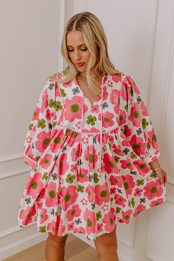 Ultimate Floral Mini Dress - Happy Blooms Collection