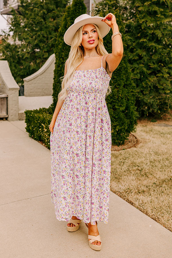 Ultimate Lavender Floral Maxi Dress for Summer