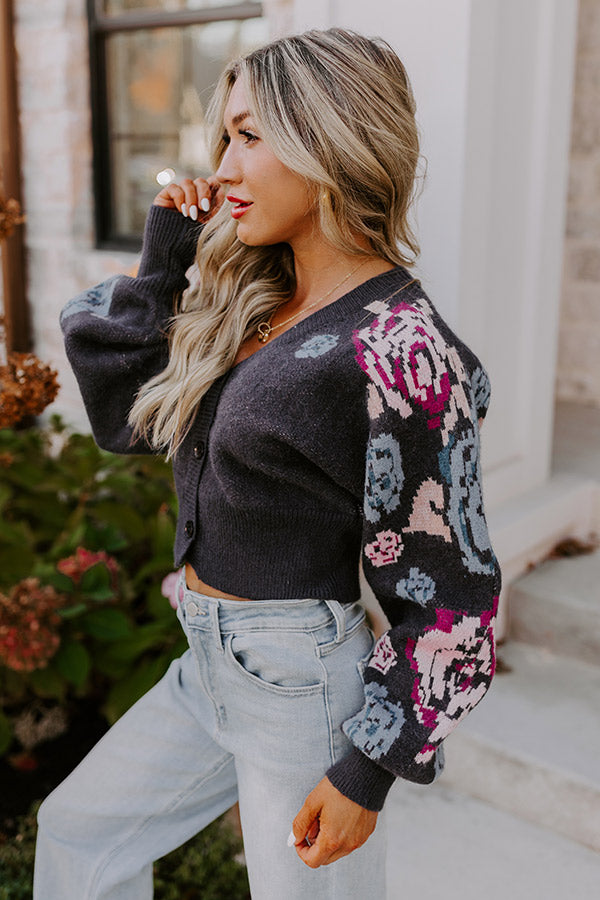 Ultimate Floral Crop Cardigan - Perfect for Layering