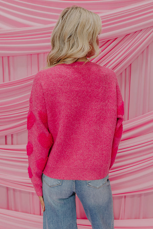 Ultimate Cozy Heart Knit Sweater