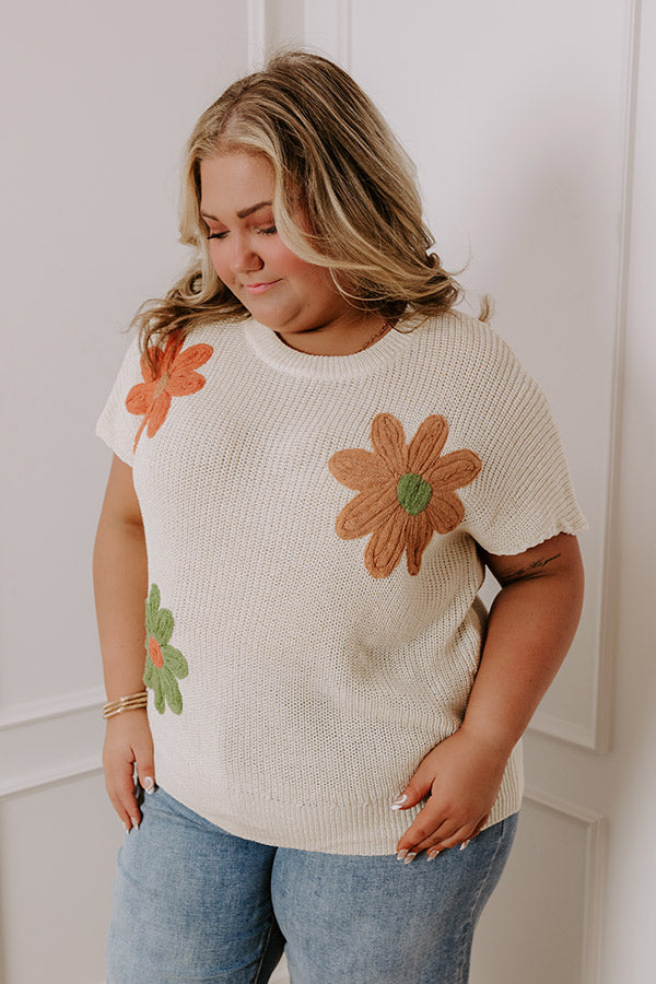 Premium Boho Blooms Knit Top - Ultimate Comfort & Style