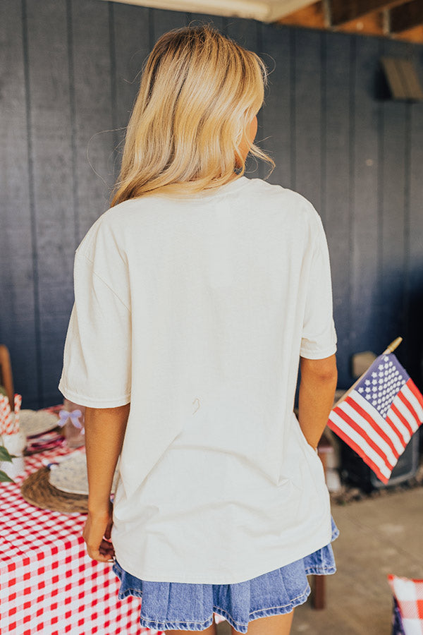 Premium Patriotic Graphic Tee - The Land Of The Free