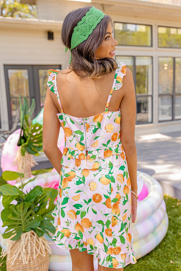 Premium Citrus Sweet Crop Top - Ultimate Summer Style
