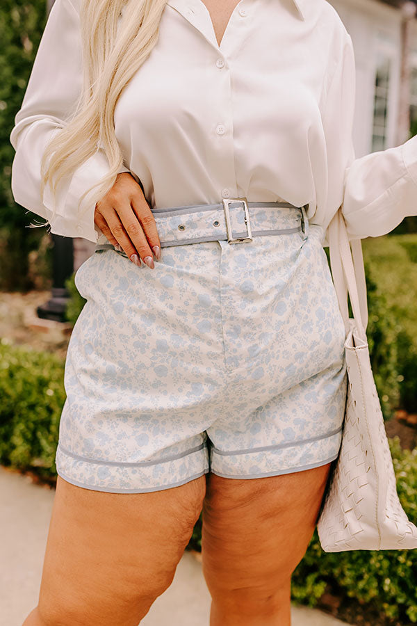 Premium Floral High-Waist Shorts - Ultimate Comfort & Style