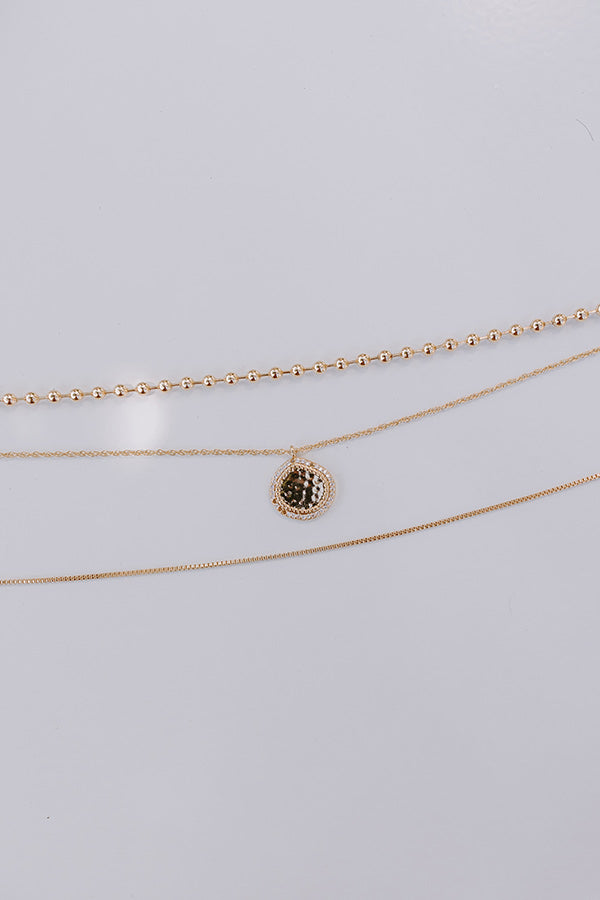 Premium Sweet Surprise Layered Necklace - Ultimate Shimmer Accessory