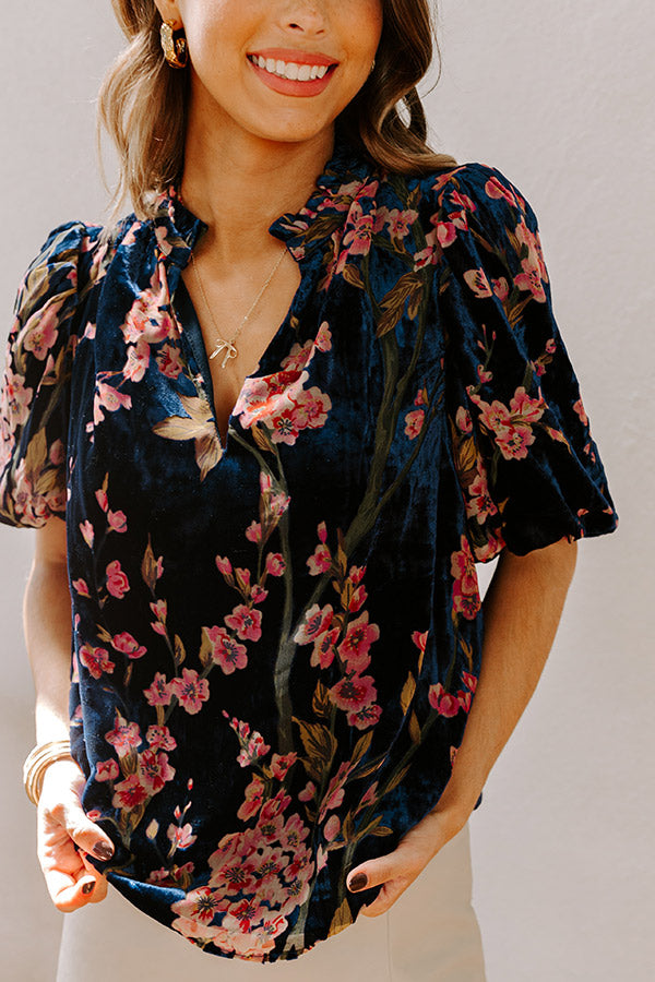 Ultimate Velvet Burnout Top for Dreamy Evenings